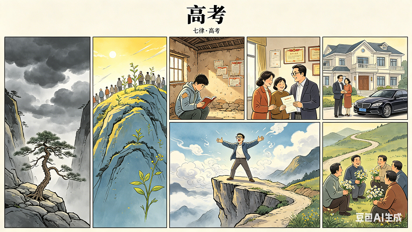 高考七律漫画创作 (2) 高考七律漫画创作 (2)